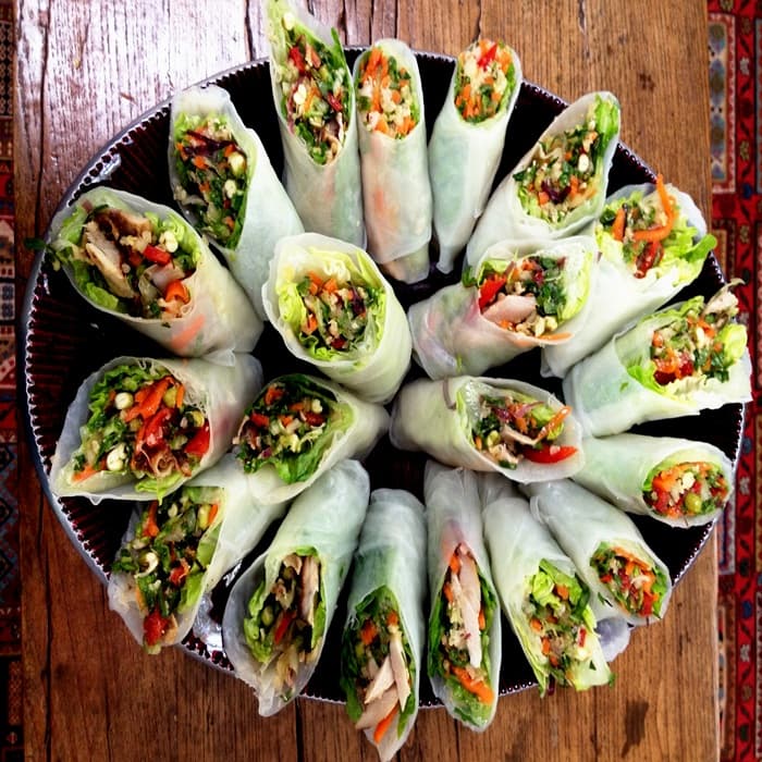 Vietnamese veg parcels